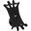 Dunlop Dunlop - uchwyt rowerowy do telefonu 10-15 cm obrotowy (szary) 10074815 5904501201179