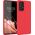 Hurtel Silicone Case elastyczne silikonowe etui pokrowiec Samsung Galaxy A22 4G czerwony 10102353 9145576240540