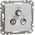Schneider Electric Sedna Design, Gniazdo R/TV/SAT końcowe (4dB), srebrne aluminium 10139111 3606481466990