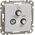 Schneider Electric Sedna Design, Gniazdo TV/SAT/SAT końcowe (4dB), srebrne aluminium 10139115 3606481467003
