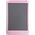 Kidea Przezroczysty tablet LCD A Kidea różowy 10156347 5901130090259