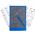 Kidea Przezroczysty tablet LCD B Kidea niebieski 10156348 5901130090266