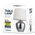 Lampa stołowa Platinet PLATINET TABLE LAMP LAMPA STOŁOWA SILVER BASE, WHITE SHADE, H35 [45690] 10165342 5907595456906