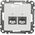 Schneider Electric Sedna Design Gniazdo komputerowe 2xRJ45 kat.5e UTP białe SDD111452 10395002 3606481465931