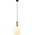 Lampa wisząca Italux Lampa wisząca ALDEVA PND-02340-1L-BRO Italux 10400054 5900644430773
