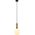 Lampa wisząca Italux Lampa wisząca ALDEVA PND-02340-1M-BRO Italux 10400211 5900644430766