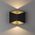 Kinkiet Nowodvorski Kinkiet LAMPA loft TRIANGLES LED 8142 Nowodvorski metalowa OPRAWA geometryczna LED 10W 3000K elewacyjna IP54 czarna 10412348 5903139814294