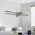 Lampa wisząca Trio Czarny zwis ledowy Salinas 320310332 ramki 34W 3000K nad łóżko 10484272 4017807487923