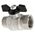 Hydroland ZAWÓR KULOWY WODNY TYTAN 1/2" MOTYL N/W // ZKW-15-WN-M-H-TYTAN 10587969 5900308734414