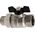 Hydroland ZAWÓR KULOWY WODNY ŚRUBUNEK MOTYL 3/4"" TYTAN W/S // ZKW-20-WS-M-H-TYTAN 10587973 5900308734308