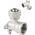 Hydroland PEX.K.GW16X1/2N KOLANO ŚCIENNE 16X1/2 GW PEX SKRĘCANE // PX-R.KOSC.16X1/2 10589962 5900308747889