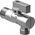 Hydroland ZAWÓR KĄT.KUL.1/2"-3/4" Z FILTREM I ROZETĄ H. // ZK.1/2-3/4.I.F.R 10598997 5900308751183
