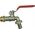 Hydroland ZAWÓR CZERP.KULOWY ZE ZŁĄCZKĄ 1/2" DŁAWIK "H" // ZKC-15-R-H 10599700 5900308737118