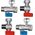 Top-Therm Uniwersalny zestaw zaworów kątowych do kotłów gazowych z filtrami ( 2 szt. 1/2"+ 2szt. 3/4" ) 10600139 5907558207002