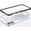 Hurtel Clear 3in1 etui do Samsung Galaxy S21+ 5G (S21 Plus 5G) żelowy pokrowiec z ramką czarny 10757595 9145576242841