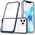 Hurtel Clear 3in1 etui do iPhone 11 Pro Max żelowy pokrowiec z ramką niebieski 10757614 9145576242315