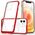 Hurtel Clear 3in1 etui do iPhone 12 żelowy pokrowiec z ramką czerwony 10757617 9145576242384