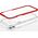 Hurtel Clear 3in1 etui do iPhone 12 żelowy pokrowiec z ramką czerwony 10757617 9145576242384