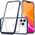 Hurtel Clear 3in1 etui do iPhone 13 Pro żelowy pokrowiec z ramką niebieski 10757625 9145576242520