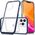 Hurtel Clear 3in1 etui do iPhone 13 Pro Max żelowy pokrowiec z ramką niebieski 10757627 9145576242551
