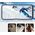Hurtel Clear 3in1 etui do Samsung Galaxy A22 5G żelowy pokrowiec z ramką niebieski 10757631 9145576242612