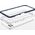 Hurtel Clear 3in1 etui do Samsung Galaxy A22 5G żelowy pokrowiec z ramką niebieski 10757631 9145576242612