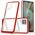 Hurtel Clear 3in1 etui do Samsung Galaxy A22 4G żelowy pokrowiec z ramką czerwony 10757638 9145576242650