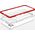 Hurtel Clear 3in1 etui do Samsung Galaxy A42 5G żelowy pokrowiec z ramką czerwony 10757641 9145576242742