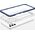 Hurtel Clear 3in1 etui do Samsung Galaxy A72 4G żelowy pokrowiec z ramką niebieski 10757644 9145576242797
