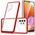 Hurtel Clear 3in1 etui do Samsung Galaxy A72 4G żelowy pokrowiec z ramką czerwony 10757645 9145576242803