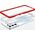 Hurtel Clear 3in1 etui do Samsung Galaxy S21 Ultra 5G żelowy pokrowiec z ramką czerwony 10757651 9145576242896