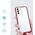 Hurtel Clear 3in1 etui do Samsung Galaxy S22+ (S22 Plus) żelowy pokrowiec z ramką czerwony 10757656 9145576243015