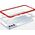 Hurtel Clear 3in1 etui do Samsung Galaxy S22+ (S22 Plus) żelowy pokrowiec z ramką czerwony 10757656 9145576243015