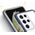 Hurtel Clear 3in1 etui do Samsung Galaxy S22 Ultra żelowy pokrowiec z ramką niebieski 10757659 9145576243039