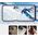 Hurtel Clear 3in1 etui do Xiaomi Redmi 10 żelowy pokrowiec z ramką niebieski 10757664 9145576243091