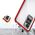 Hurtel Clear 3in1 etui do Xiaomi Redmi 10 żelowy pokrowiec z ramką czerwony 10757665 9145576243107
