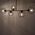 Lampa wisząca Sigma Sufitowa lampa loftowa Madam 32368 metalowy zwis nad łóżko czarny 10899929 5907554419461