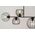 Lampa wisząca Sigma Sufitowa lampa loftowa Madam 32368 metalowy zwis nad łóżko czarny 10899929 5907554419461