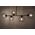 Lampa wisząca Sigma Sufitowa lampa loftowa Madam 32368 metalowy zwis nad łóżko czarny 10899929 5907554419461