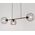 Lampa wisząca Sigma Zwis na listwie Madam 32370 czarna lampa wisząca metalowe pręty 10899933 5907554419485