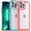 Hurtel Outer Space Case etui do iPhone 12 Pro Max sztywny pokrowiec z żelową ramką czerwony 11101124 9145576248485