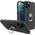 Hurtel Ring Case silikonowe etui z uchwytem na palec i podstawką do Samsung Galaxy S22+ (S22 Plus) czarny 11101297 9145576247112