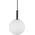 Lampa wisząca Sigma Czarna lampa wisząca Gama mleczna kula do jadalni nad stół 11204330 5907554419980