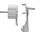 AWTools AWTOOLS WTYCZKA KĄTOWA PŁASKA 10szt. BIAŁA WT-16UP 11239302 5903678610517