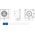 AWENTA Wentylator łazienkowy Vecco fi100 95m3/h 14W 230V biały Awenta WV100 11267659 5905033302594