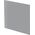 AWENTA Panel dekoracyjny Awenta PTGG125M do korpusu wentylatora Trax Glass fi125mm szary mat 11269006 5905033307858