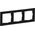 Legrand SUNO Ramka trzykrotna czarna 721523 11461415 3414972043601