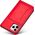 Hurtel Magnet Card Case etui do iPhone 12 Pro pokrowiec portfel na karty kartę podstawka czerwony 11542281 9145576250815