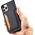 Hurtel Magnet Card Case etui do iPhone 12 Pro Max pokrowiec portfel na karty kartę podstawka czarny 11542288 9145576250822