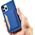 Hurtel Magnet Card Case etui do iPhone 12 Pro Max pokrowiec portfel na karty kartę podstawka niebieski 11542290 9145576250839